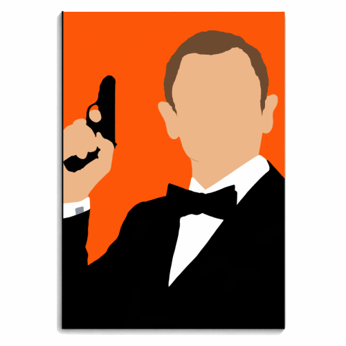 007 Craig - personalised A4, A5, A6 notebook by Danny Welch