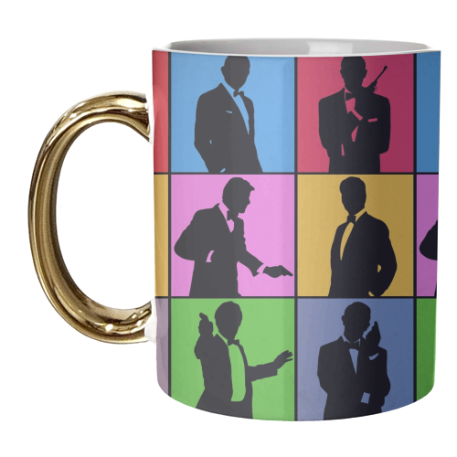 007 Legends - unique mug by Danny Welch