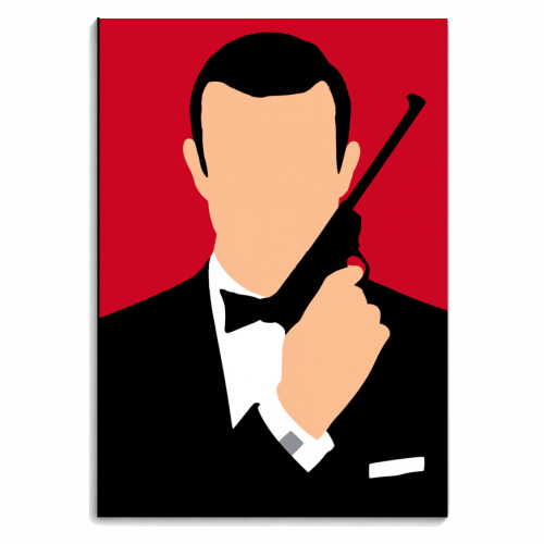007 Sean - personalised A4, A5, A6 notebook by Danny Welch
