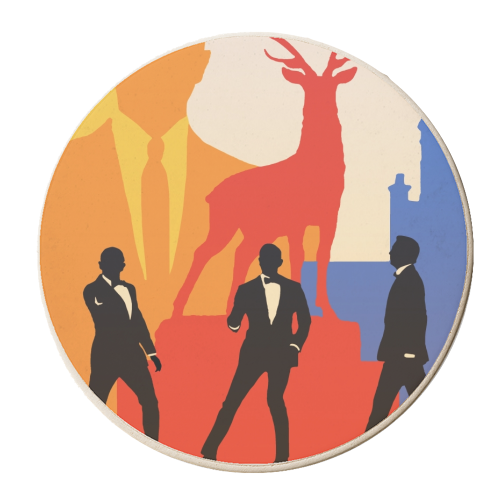 007 Skyfall - personalised beer coaster by Danny Welch