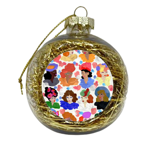 1940 GIRLS - xmas bauble by Ana Clerici