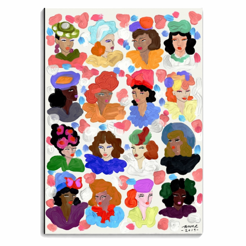 1940 GIRLS - personalised A4, A5, A6 notebook by Ana Clerici