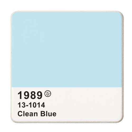 1989 colour palette - personalised beer coaster by The Girl Next Draw