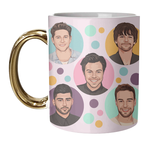 1D BUBBBLES - unique mug by DOLLY WOLFE