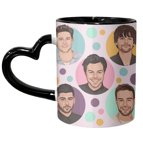 1D BUBBBLES - unique mug by DOLLY WOLFE