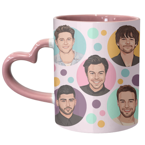 1D BUBBBLES - unique mug by DOLLY WOLFE