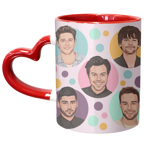 1D BUBBBLES - unique mug by DOLLY WOLFE