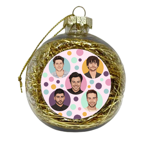 1D BUBBBLES - xmas bauble by DOLLY WOLFE