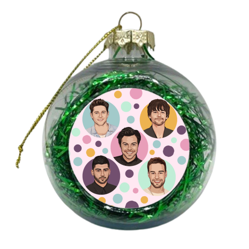 1D BUBBBLES - xmas bauble by DOLLY WOLFE