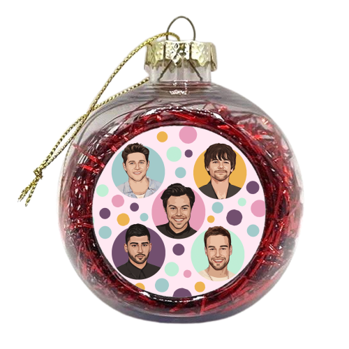 1D BUBBBLES - xmas bauble by DOLLY WOLFE