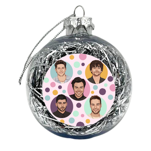 1D BUBBBLES - xmas bauble by DOLLY WOLFE