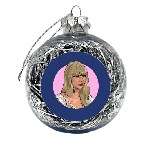 2012 blonde star - xmas bauble by The Girl Next Draw
