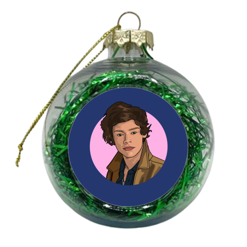 2012 boy band star - xmas bauble by The Girl Next Draw