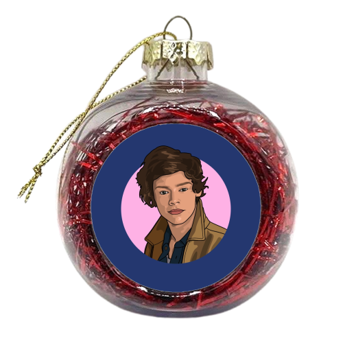 2012 boy band star - xmas bauble by The Girl Next Draw