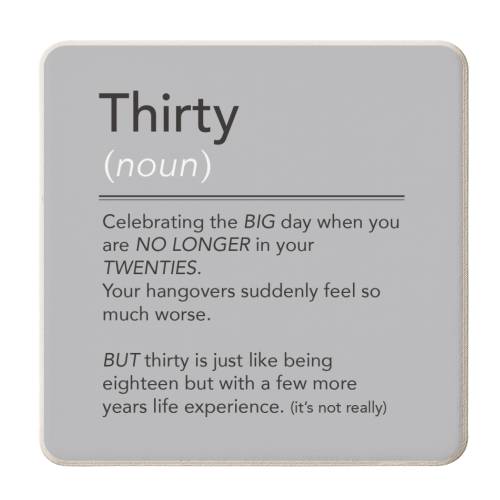 30 - personalised beer coaster by The Boy and the Bear