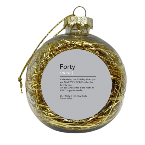 40 - xmas bauble by The Boy and the Bear
