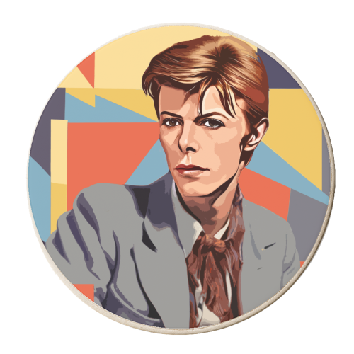 70's Geo David - personalised beer coaster by DOLLY WOLFE