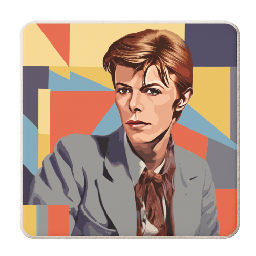 70's Geo David - personalised beer coaster by DOLLY WOLFE