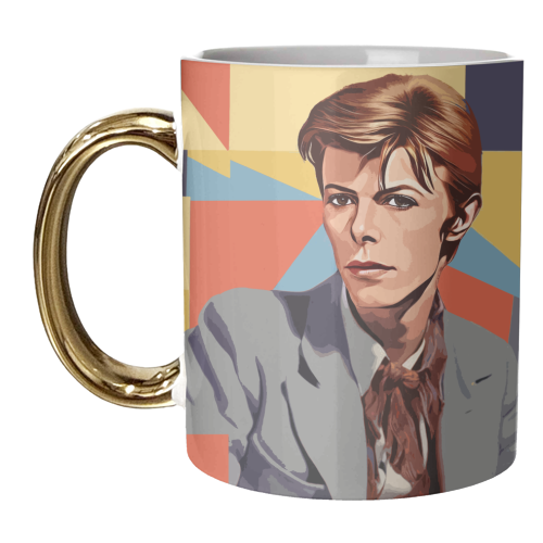 70's Geo David - unique mug by DOLLY WOLFE