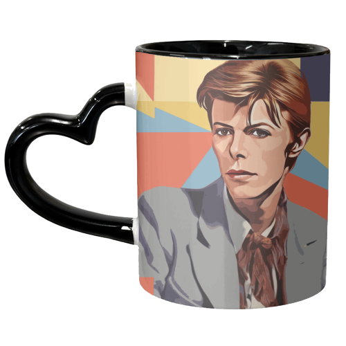 70's Geo David - unique mug by DOLLY WOLFE