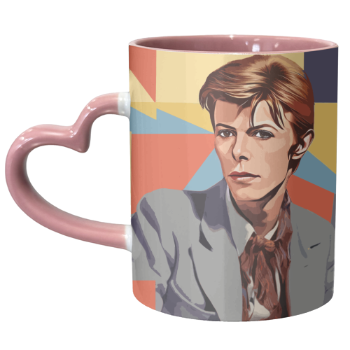 70's Geo David - unique mug by DOLLY WOLFE