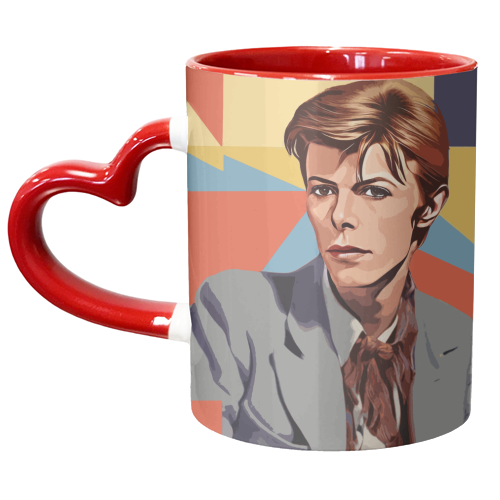 70's Geo David - unique mug by DOLLY WOLFE