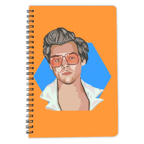 70s STYLES - personalised A4, A5, A6 notebook by Wallace Elizabeth