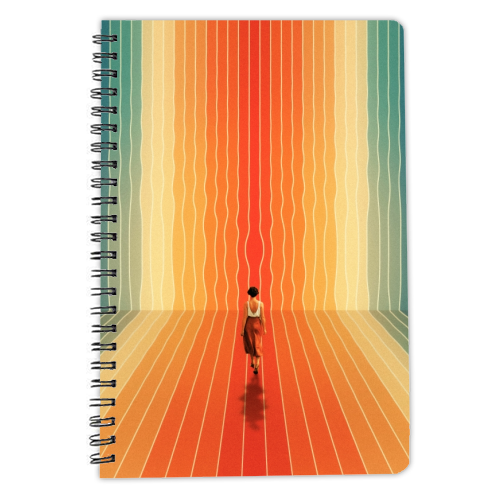 70s Summer Vibes - personalised A4, A5, A6 notebook by taudalpoi