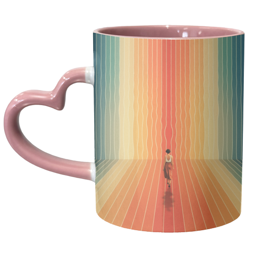 70s Summer Vibes - unique mug by taudalpoi
