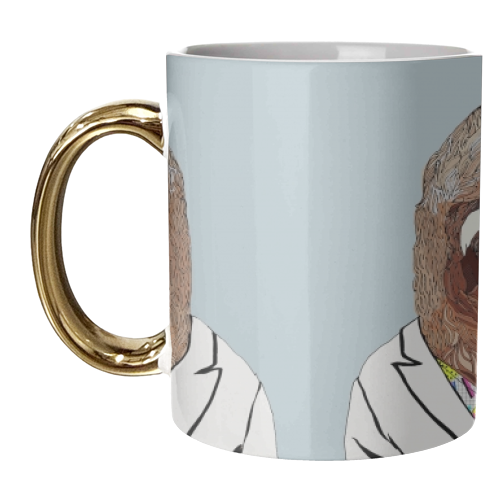 80's Sloth - unique mug by Casey Rogers