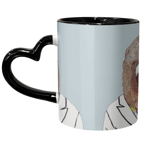 80's Sloth - unique mug by Casey Rogers