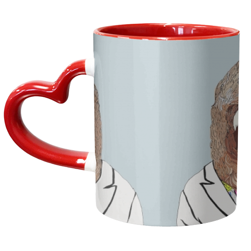 80's Sloth - unique mug by Casey Rogers
