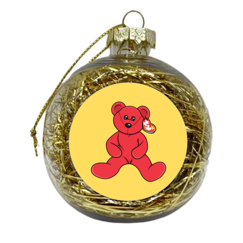 90s Beanie Baby - xmas bauble by Amy Farmer