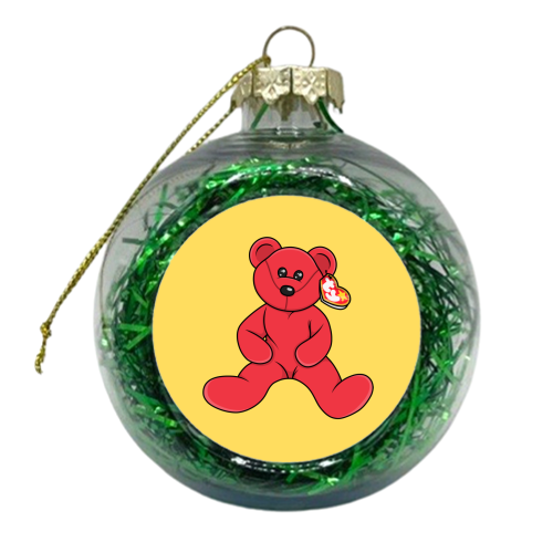 90s Beanie Baby - xmas bauble by Amy Farmer