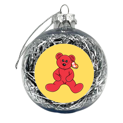 90s Beanie Baby - xmas bauble by Amy Farmer