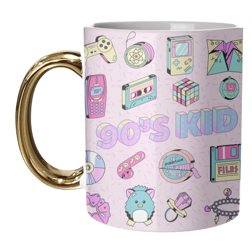 90's Kid - unique mug by Lilly Rose