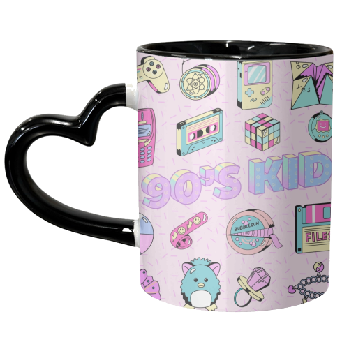 90's Kid - unique mug by Lilly Rose