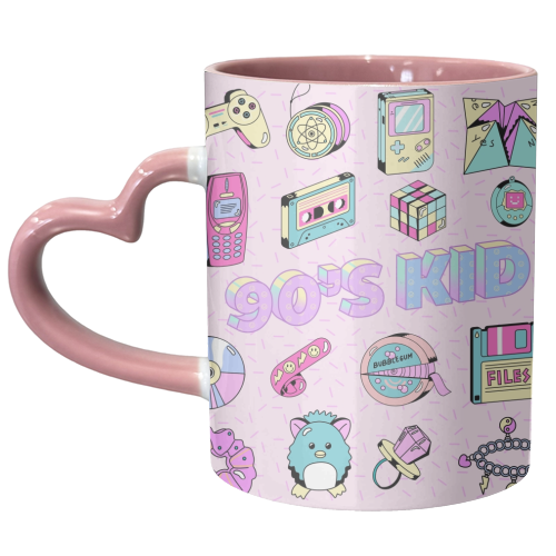 90's Kid - unique mug by Lilly Rose