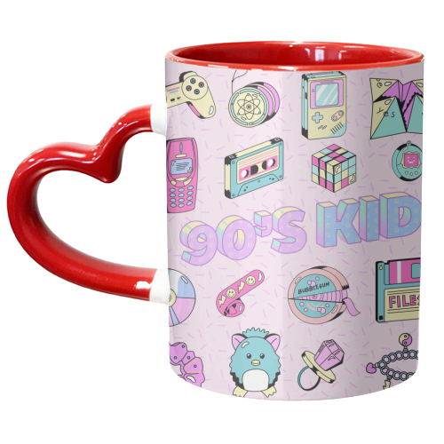 90's Kid - unique mug by Lilly Rose