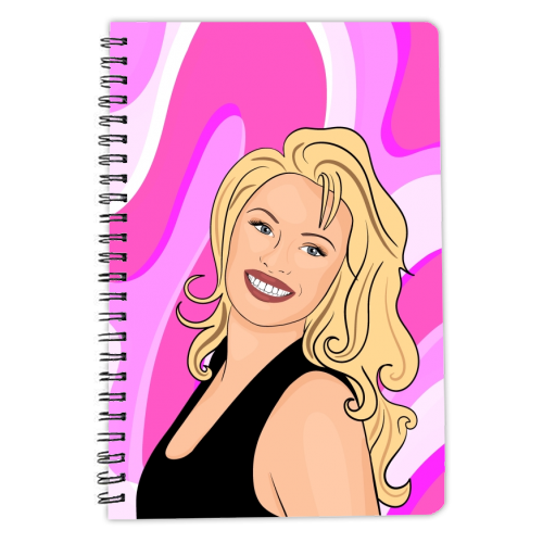 90's Pam - personalised A4, A5, A6 notebook by Eloise