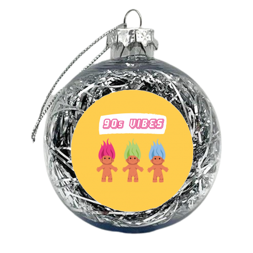90s Vibes - xmas bauble by Laura Lonsdale