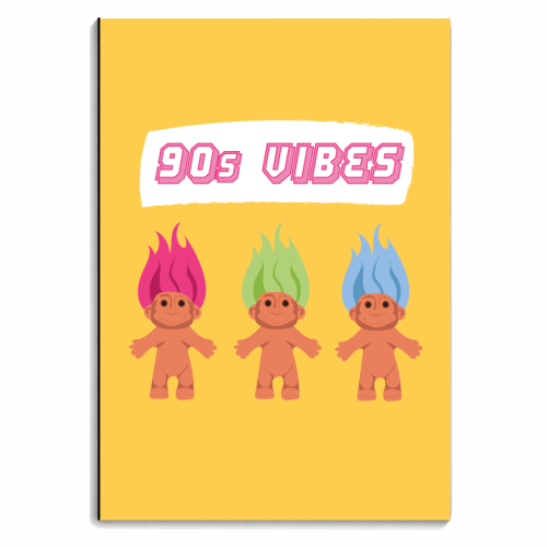 90s Vibes - personalised A4, A5, A6 notebook by Laura Lonsdale