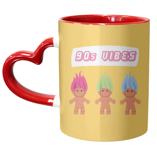 90s Vibes - unique mug by Laura Lonsdale
