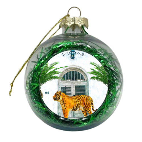 94 Tropical - xmas bauble by Uma Prabhakar Gokhale