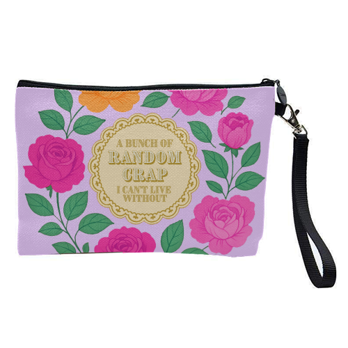 A Bunch of Random Crap - pretty makeup bag by Lilly Rose