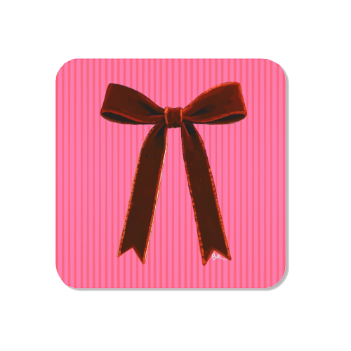 A Christmas Red Bow - Magnet by Beverley Rae