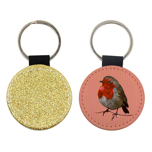 A Christmas Red Robin - keyring by Beverley Rae