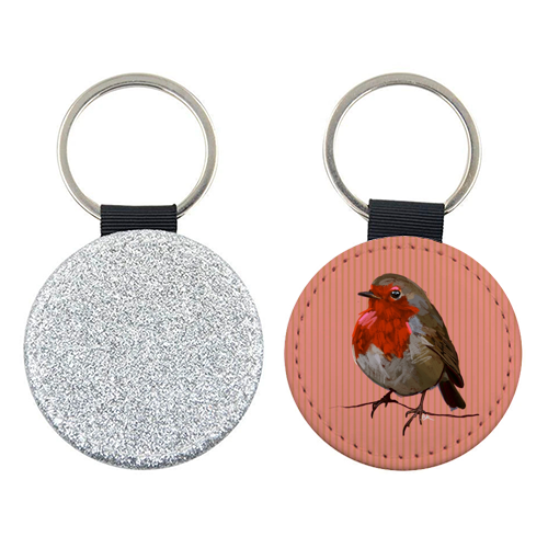 A Christmas Red Robin - keyring by Beverley Rae