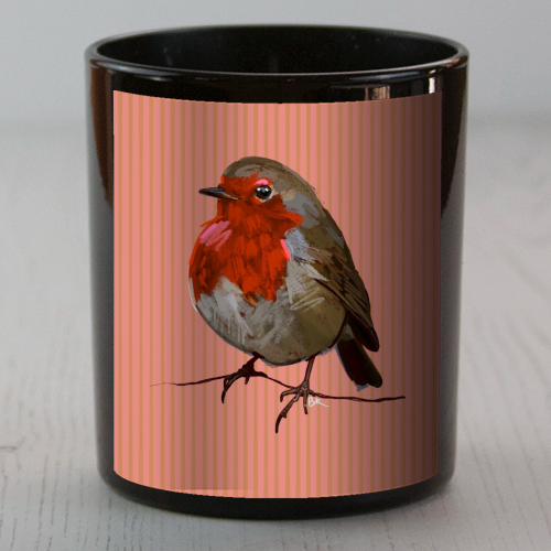 A Christmas Red Robin - scented candle by Beverley Rae