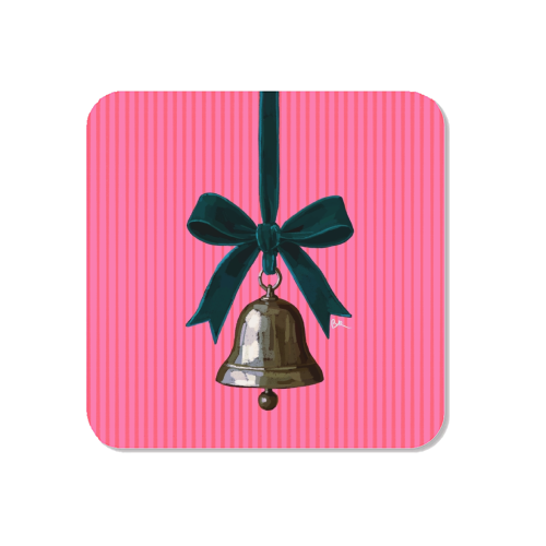 A Christmas Silver Bell - Magnet by Beverley Rae